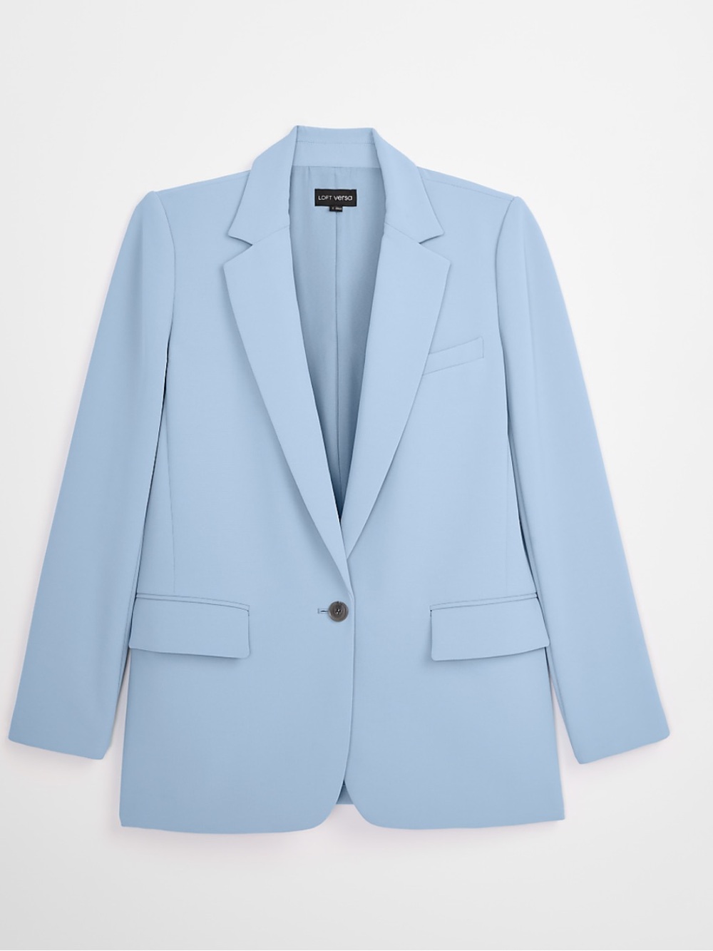 LOFT Versa Crepe Drape Relaxed Blazer